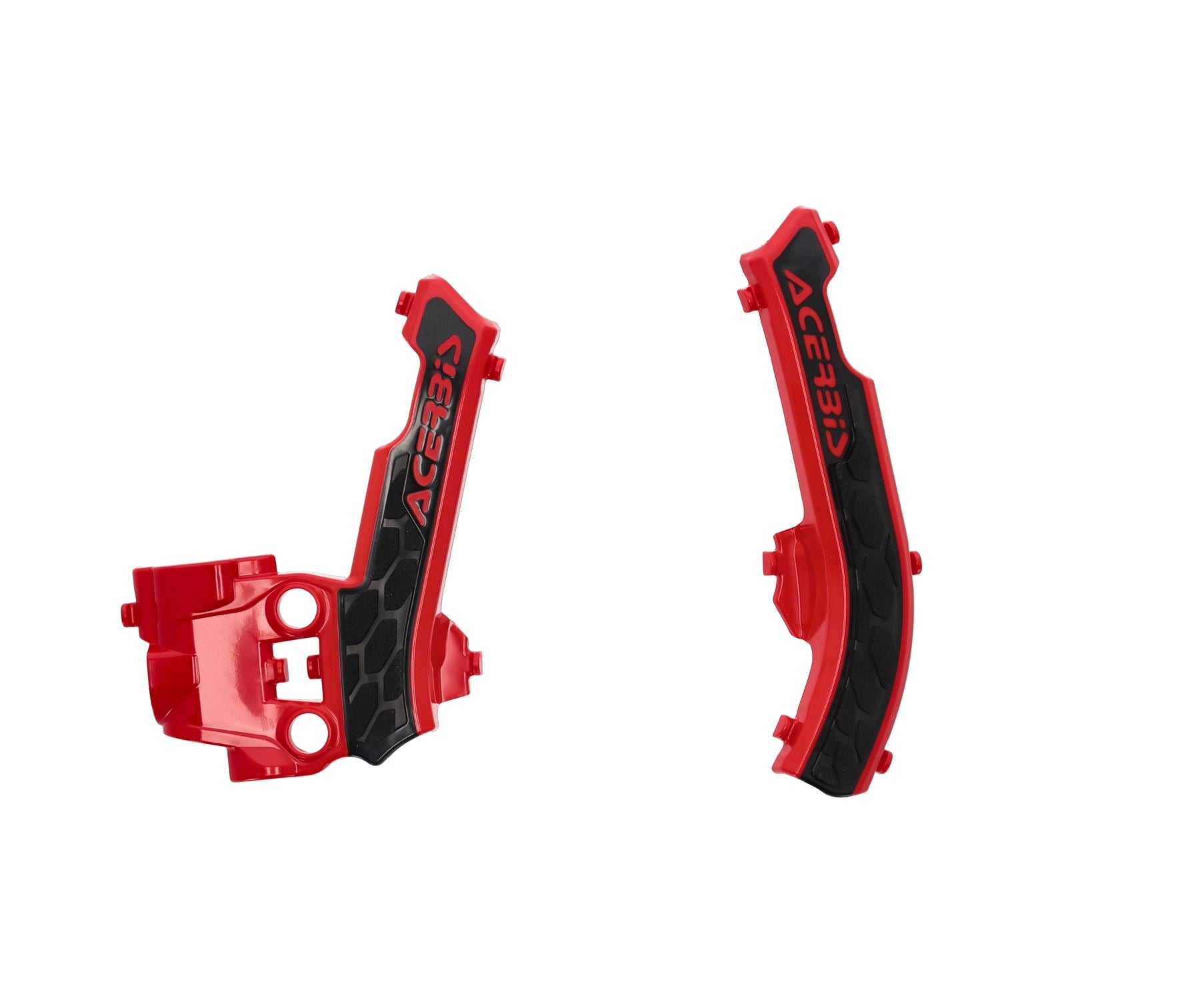 Acerbis X-Grip Frame Protector Guards Red Black For Husqvarna EE 5 2020-2024
