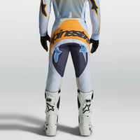 Alpinestars 2027 Techstar Maven MX Pants Dust Blue Tangerine Black