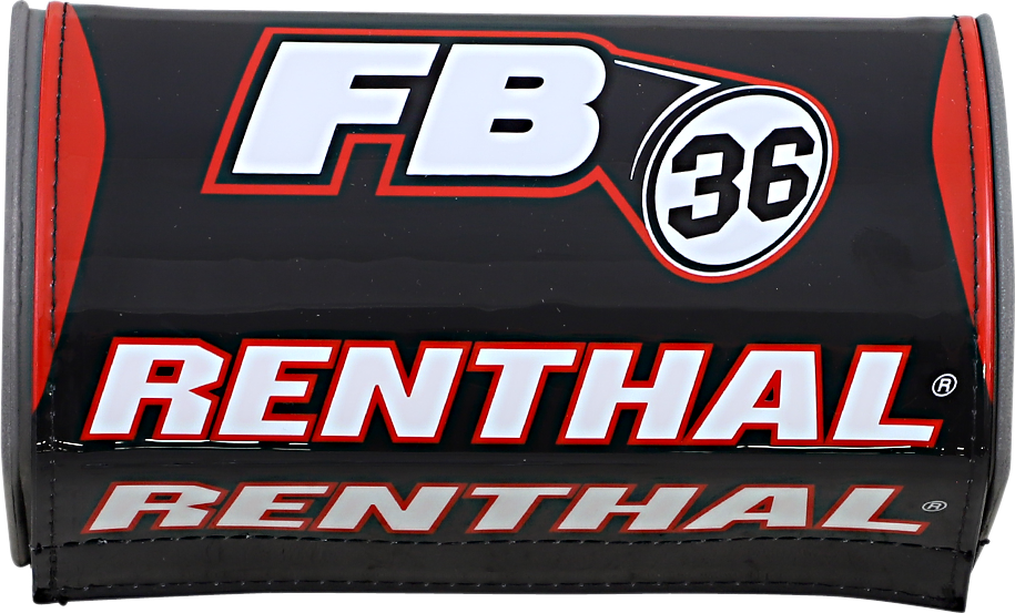 Renthal Fat Bar 36 Pad Black White Red Bar Pad New