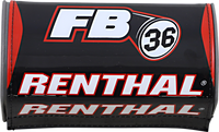 Renthal Fat Bar 36 Pad Black White Red Bar Pad New