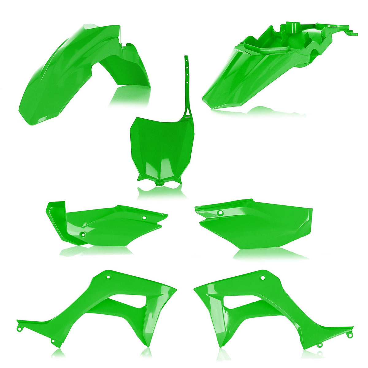 Acerbis Full Plastic Kit Green For HONDA CRF 110 F 2019-2026