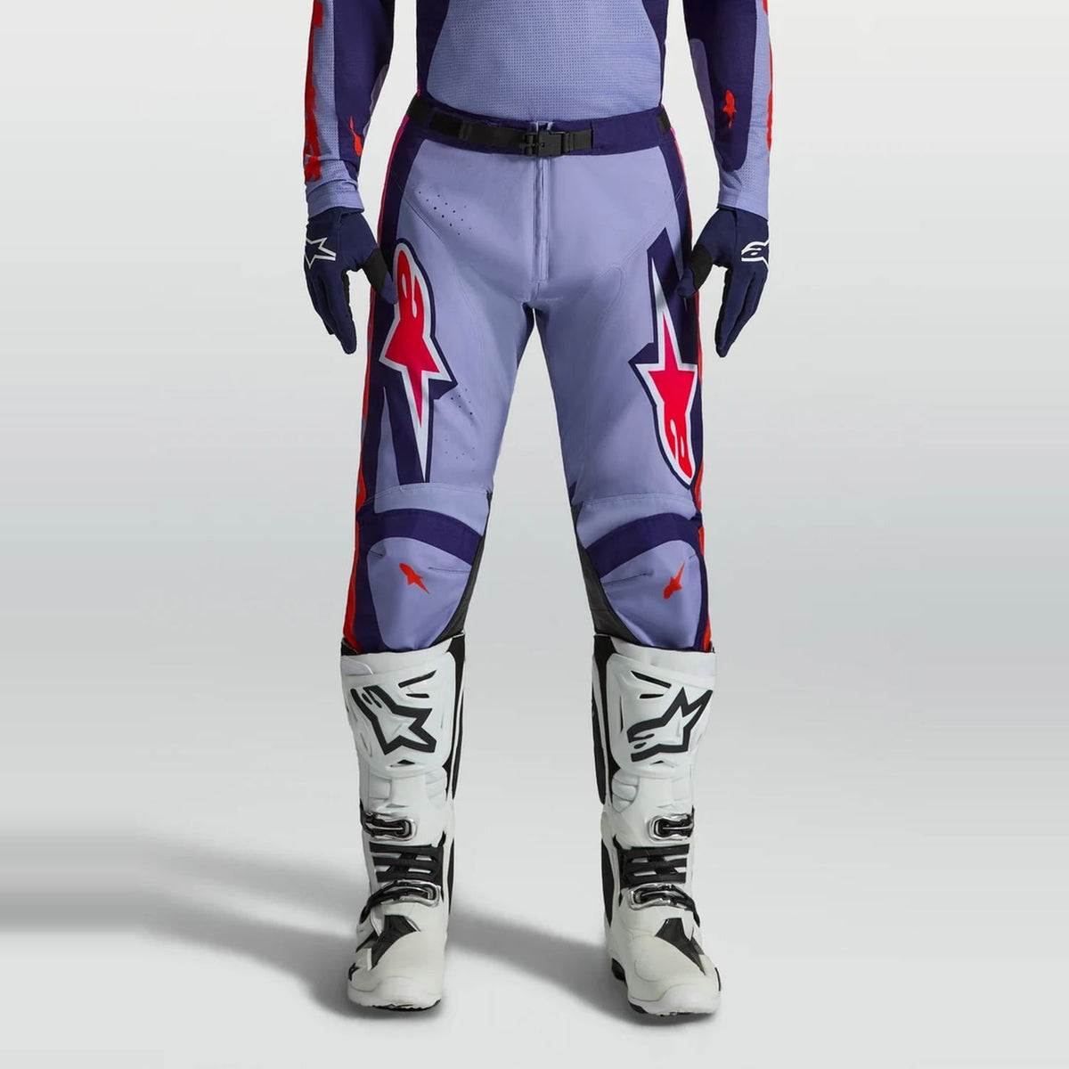 Alpinestars 2027 Racer Air Hunt MX Pants Light Violet Deep Purple Pink Fluo