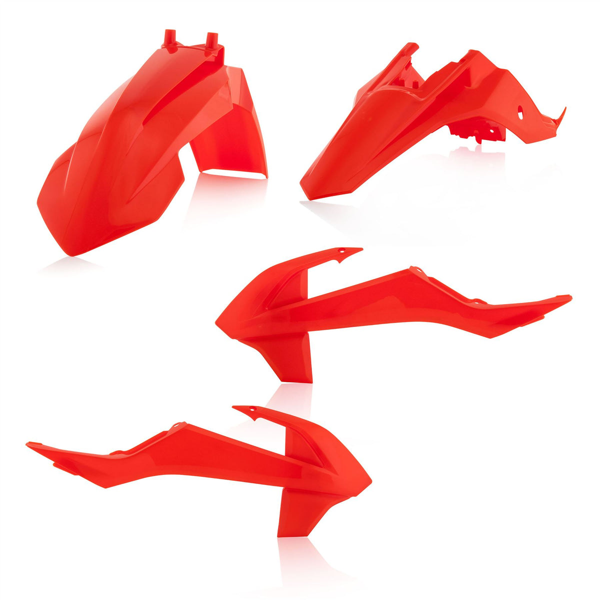 Acerbis Plastic Kit Orange Flou For KTM SX 65 2016-2023