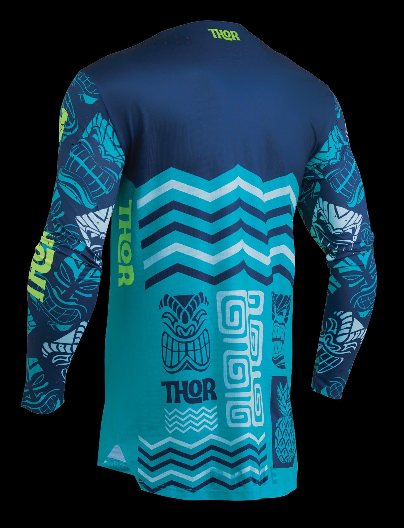 Thor 2025 Motocross Combo Kit Prime Aloha Navy Aqua