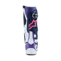 Alpinestars 2026 Tech 10 MX Boots White Violet Navy Blue Pink Flo