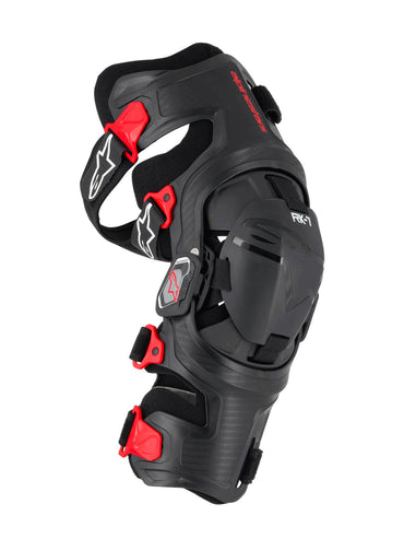Alpinestars 2025 RK-7 Plasma Knee Braces Black Red