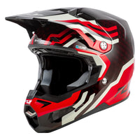 Fly Racing 2026 Motocross Helmet Formula S Byte Carbon Red Grey