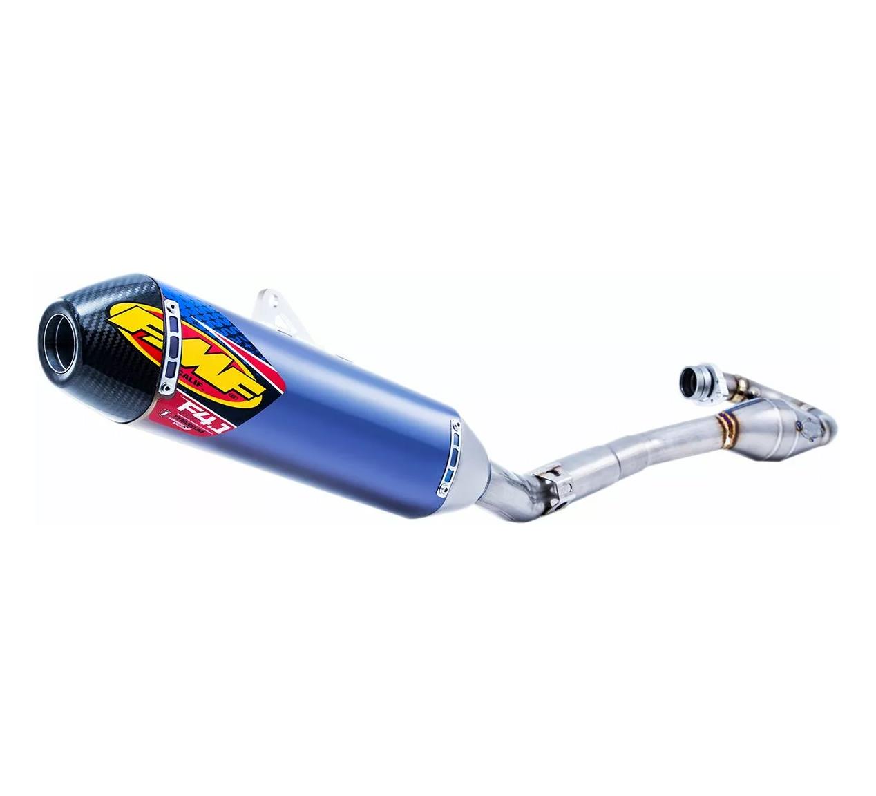 FMF Exhaust System Factory 4.1 RCT Megabomb Carbon Blue For Suzuki RM-Z 450 E 2018-2019