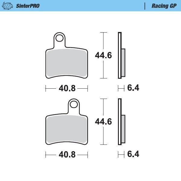 Moto-Master Pro Racing GP Sintered Brake Pads