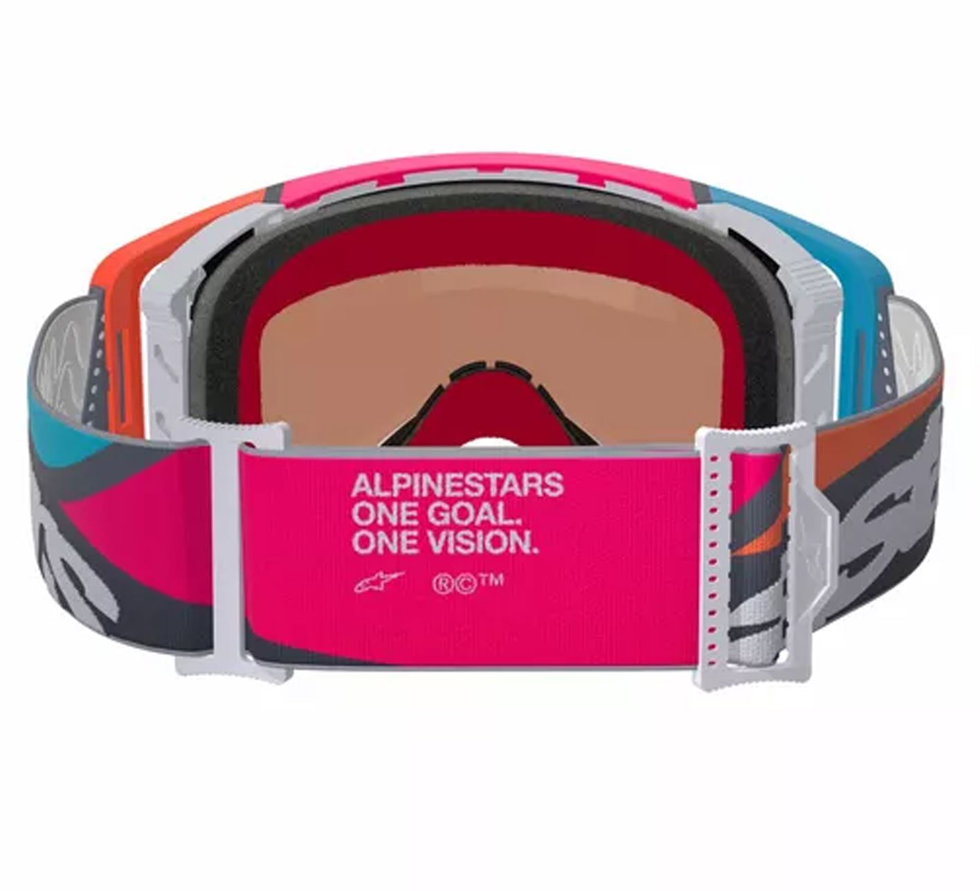 Alpinestars 2025 Goggles Supertech Stream Grey Multi Mirror Silver