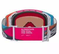 Alpinestars 2025 Goggles Supertech Stream Grey Multi Mirror Silver