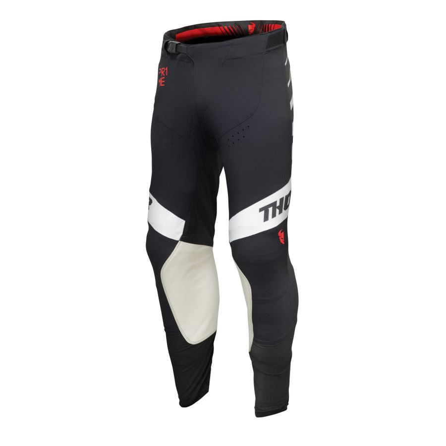 Thor Prime Analog Black White Motocross Combo Kit CLEARANCE
