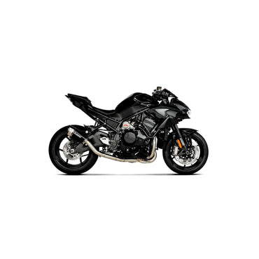 Akrapovic Titanium Black Line Slip On Silencer For Kawasaki Z H2 1000 ABS SE 2021-2026