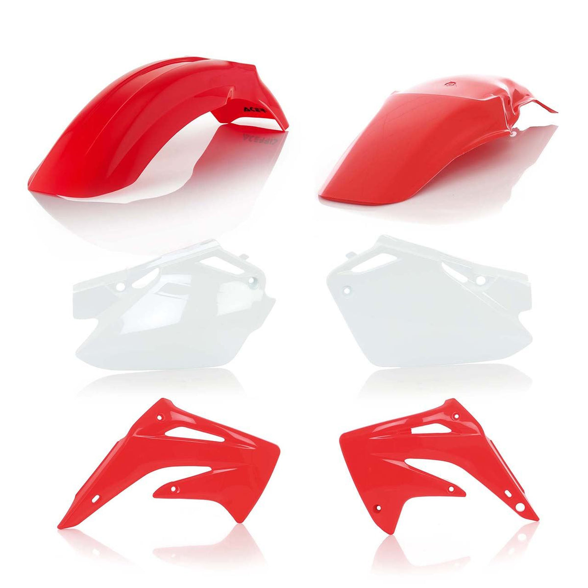 Acerbis Plastic Kit 2003 Red White For HONDA CR 85 R 2003-2007