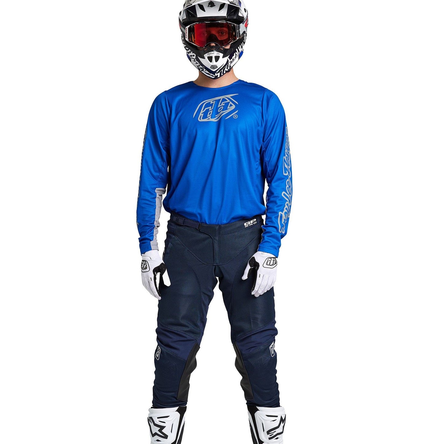 Troy Lee Designs 2025 GP Pro Icon Blue Silver Jersey