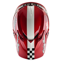 Troy Lee Designs Spring 2025 MX Helmet GP PRO Youth Fifty-50 White Red
