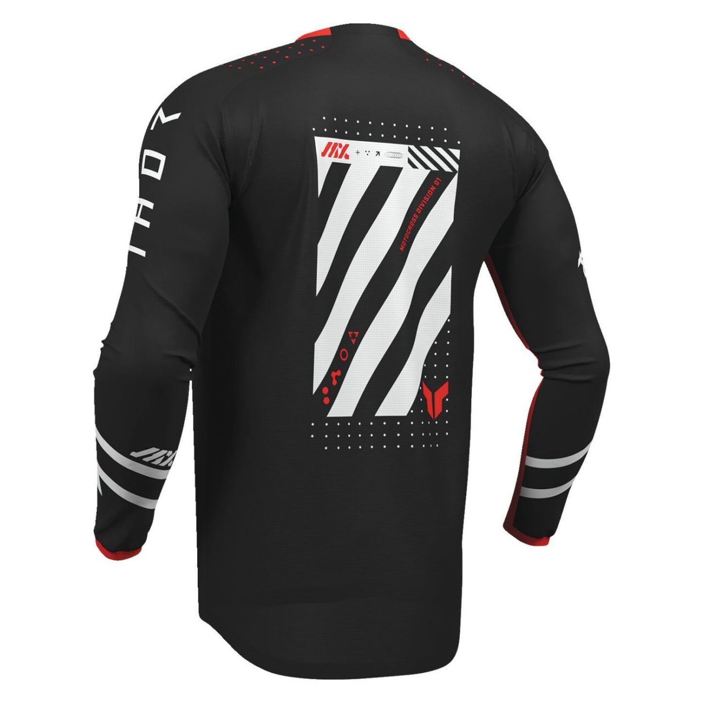 Thor 2026 Launchmode Futura Black Red MX Combo Kit