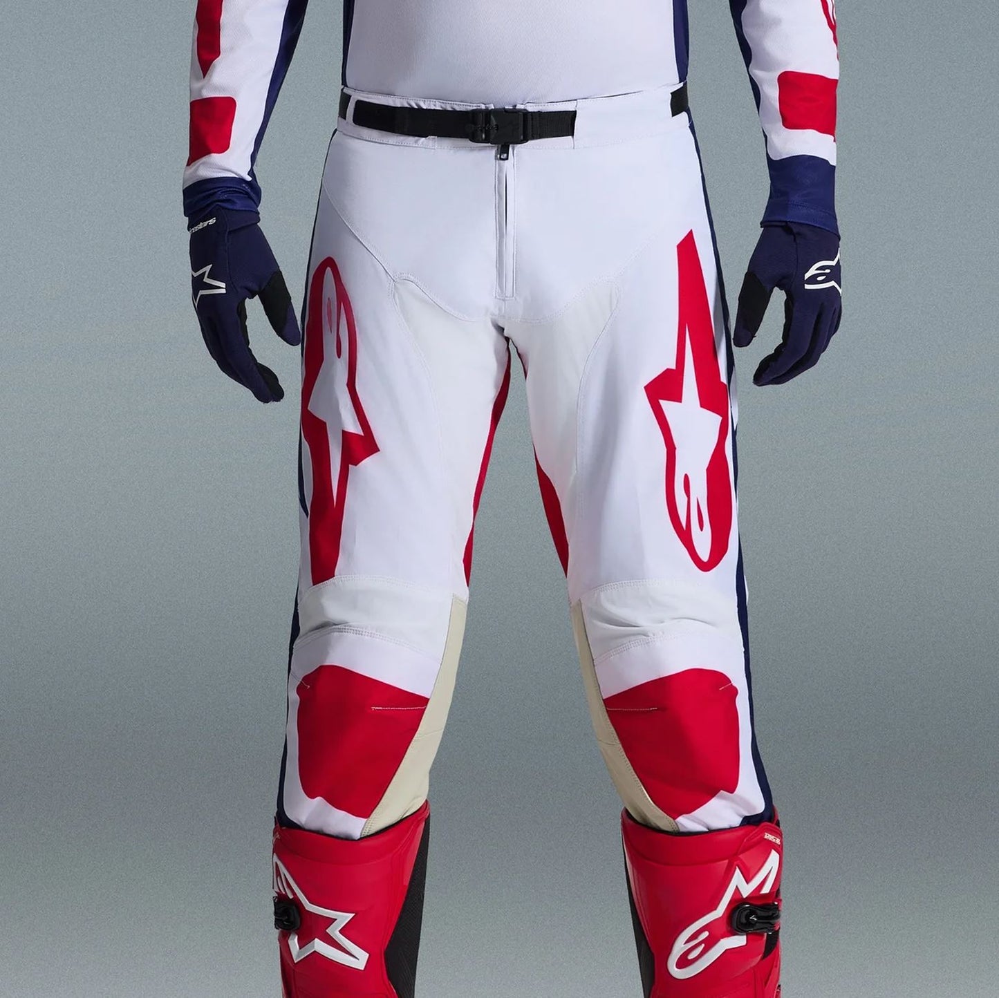 Alpinestars 2026 Racer Riway Motocross Pants White Blue Red