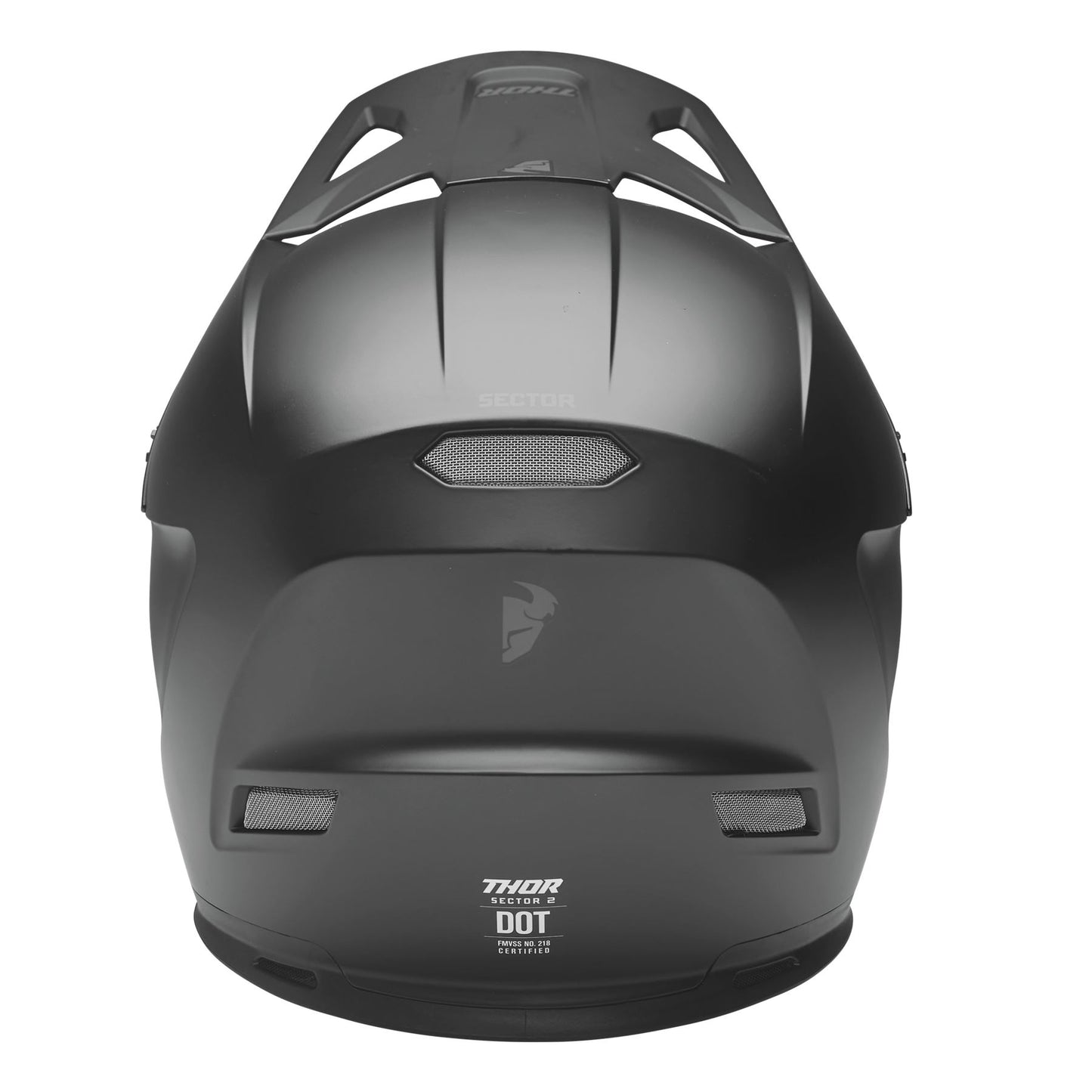 Thor 2025 Motocross Helmet Sector 2 Blackout Solid Black