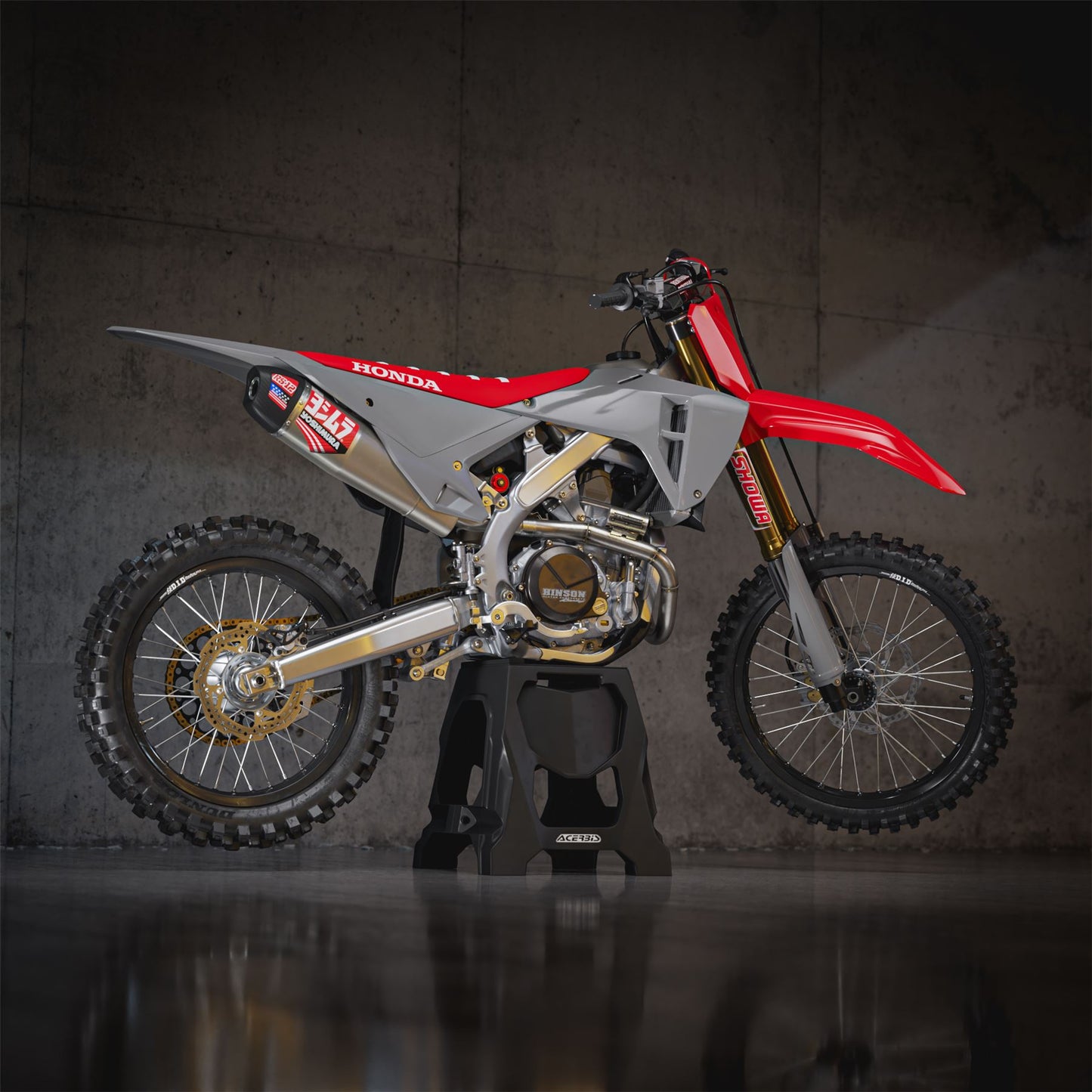 Acerbis Full Plastic Kit Red Grey For HONDA CRF250 HRC-WE 2027