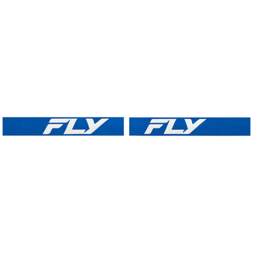 Fly Racing 2025 Focus Motocross Goggles Blue White with Clear Lens