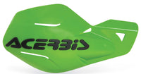 Acerbis Uniko MX Handguards Pair + Kit For Green Black Kawasaki KLX 650 1998 - 2002