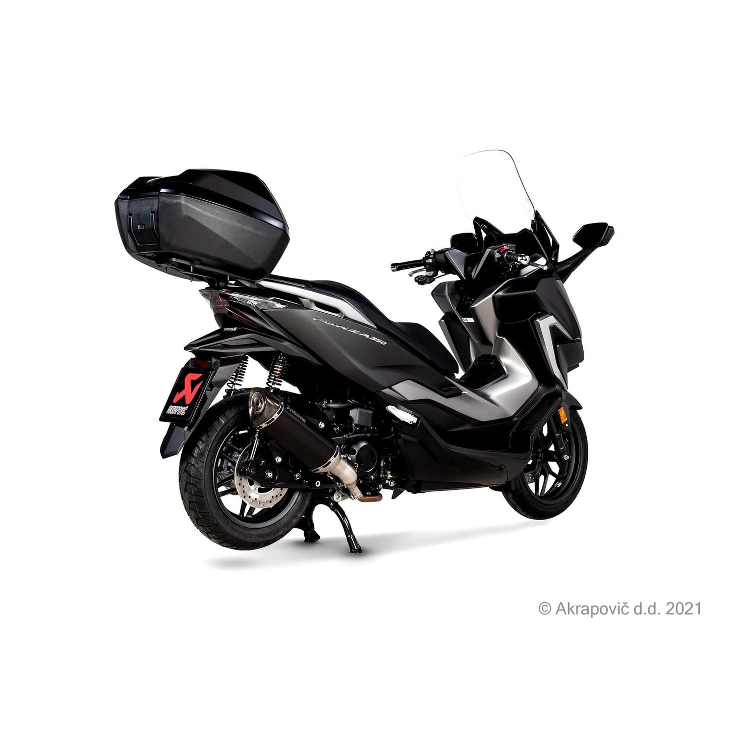 Akrapovic Stainless Steel Black Line Slip On Silencer