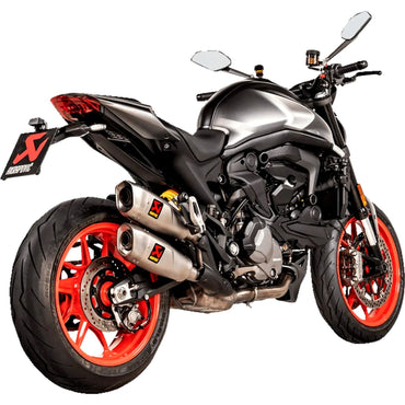 Akrapovic Titanium Line Slip On Silencer For Ducati MONSTER 937 ABS Plus 2021-2025