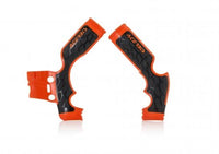 Acerbis X-Grip Frame Protector Guards Orange 2 For Husqvarna TC 65 2016-2023