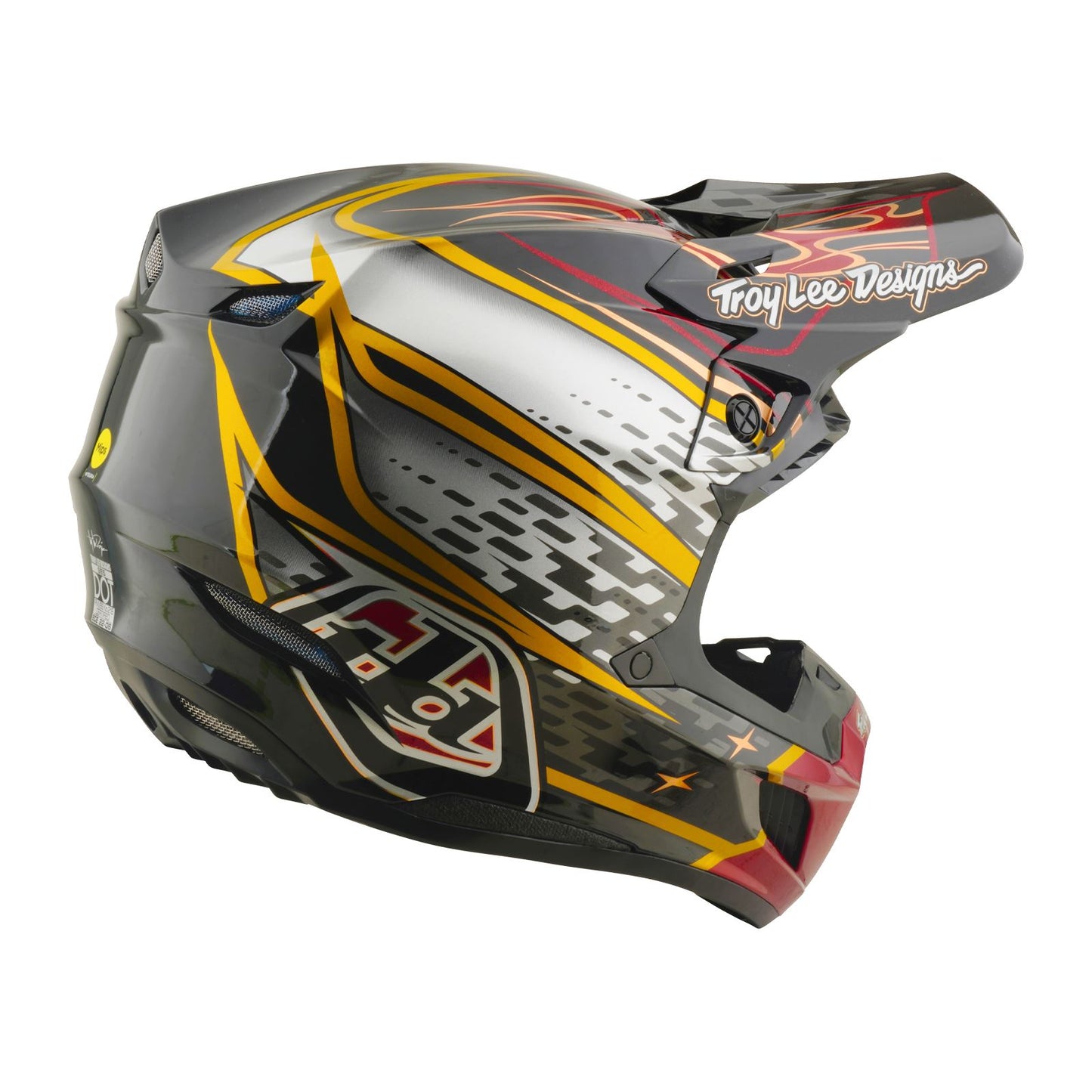 Troy Lee Designs Spring 2026 MX SE5 Composite Wings Helmets Black Black