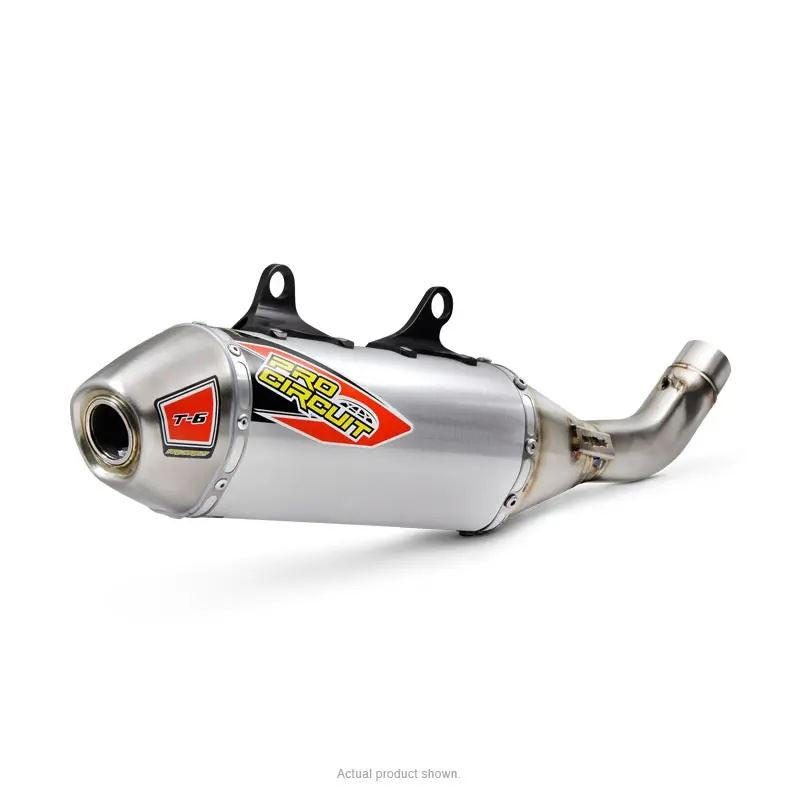 Pro Circuit T-6 Stainless Slip-On Silencer  For Husqvarna FC 450 2019-2022