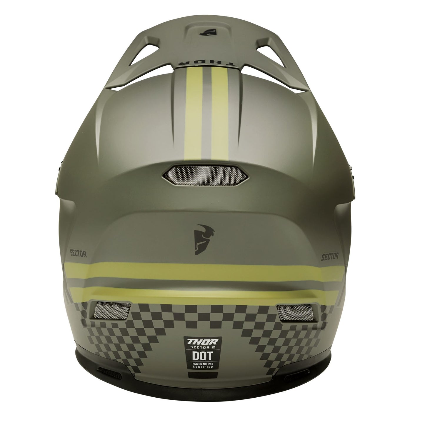Thor 2025 Motocross Helmet Sector 2 Combat Army Green