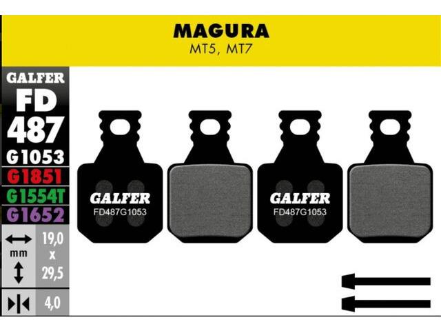 Galfer Magura MT5 MT7 Standard Disc Brake Pads (black) FD487G1053