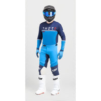 Thor Prime Ace Navy Blue Motocross Combo Kit CLEARANCE