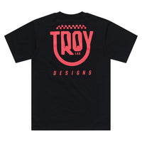 Troy Lee Designs Spring 2025 MX Smiley Casual T-Shirt Black