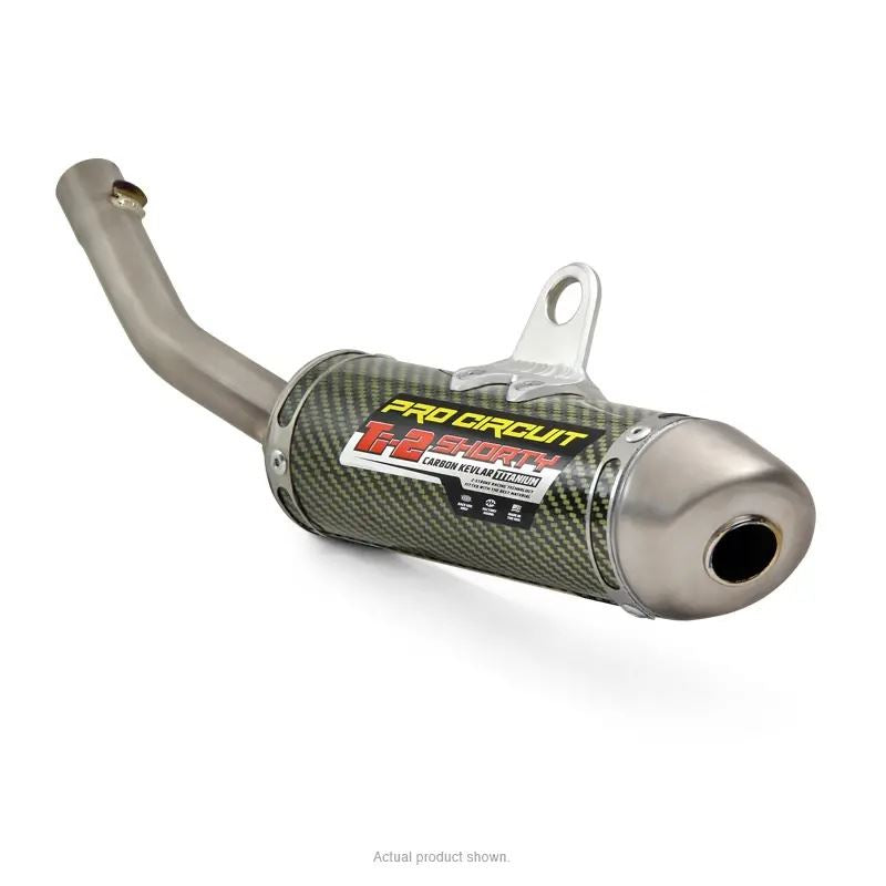 Pro Circuit Ti-2 Shorty Carbon Kevlar/Titanium Silencer For Honda CR 125R 1993-1997