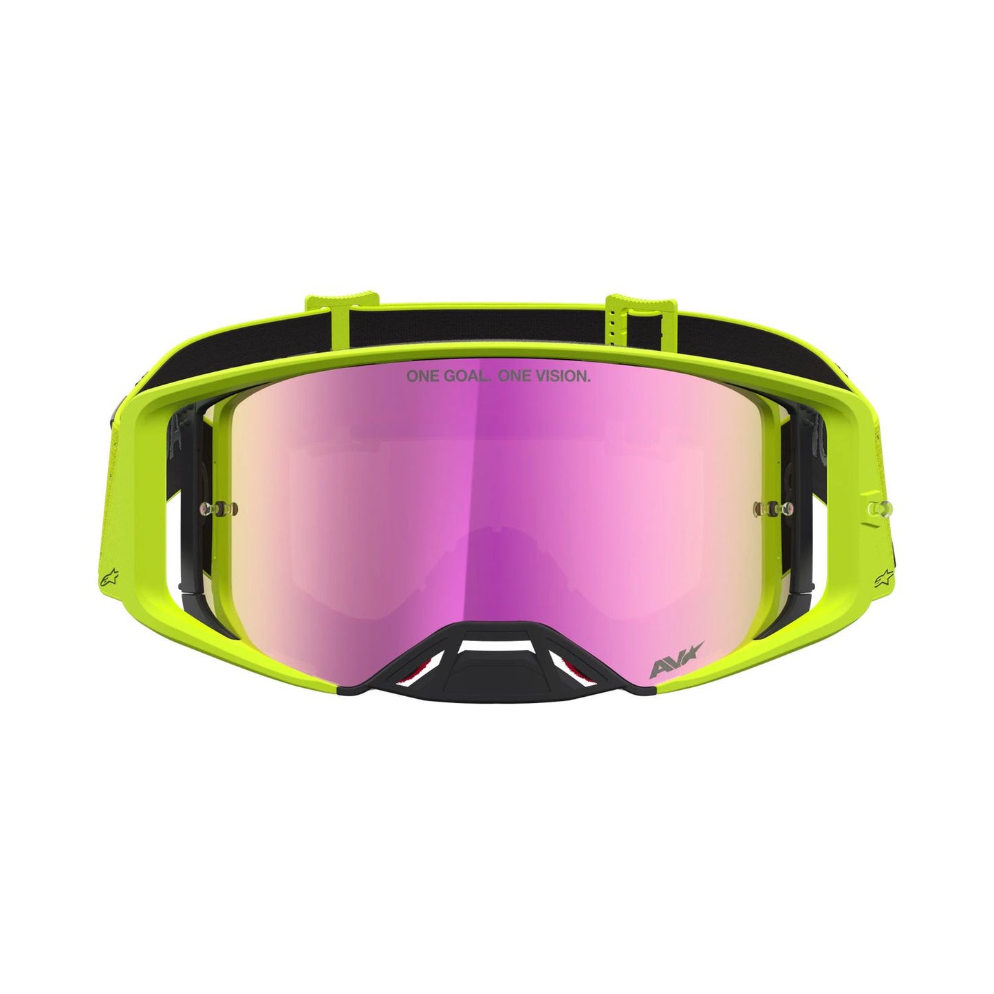 Alpinestars 2027 Supertech Vesta MX Goggles Yel Flo Black Mirror Red