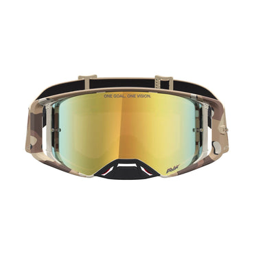 Alpinestars 2027 Supertech Lone MX Goggles Camo Desert Mirror Gold