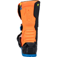 Alpinestars 2026 Tech 3S Kids Motocross Boots Orange Fluo Enamel Blue Yellow Fluo