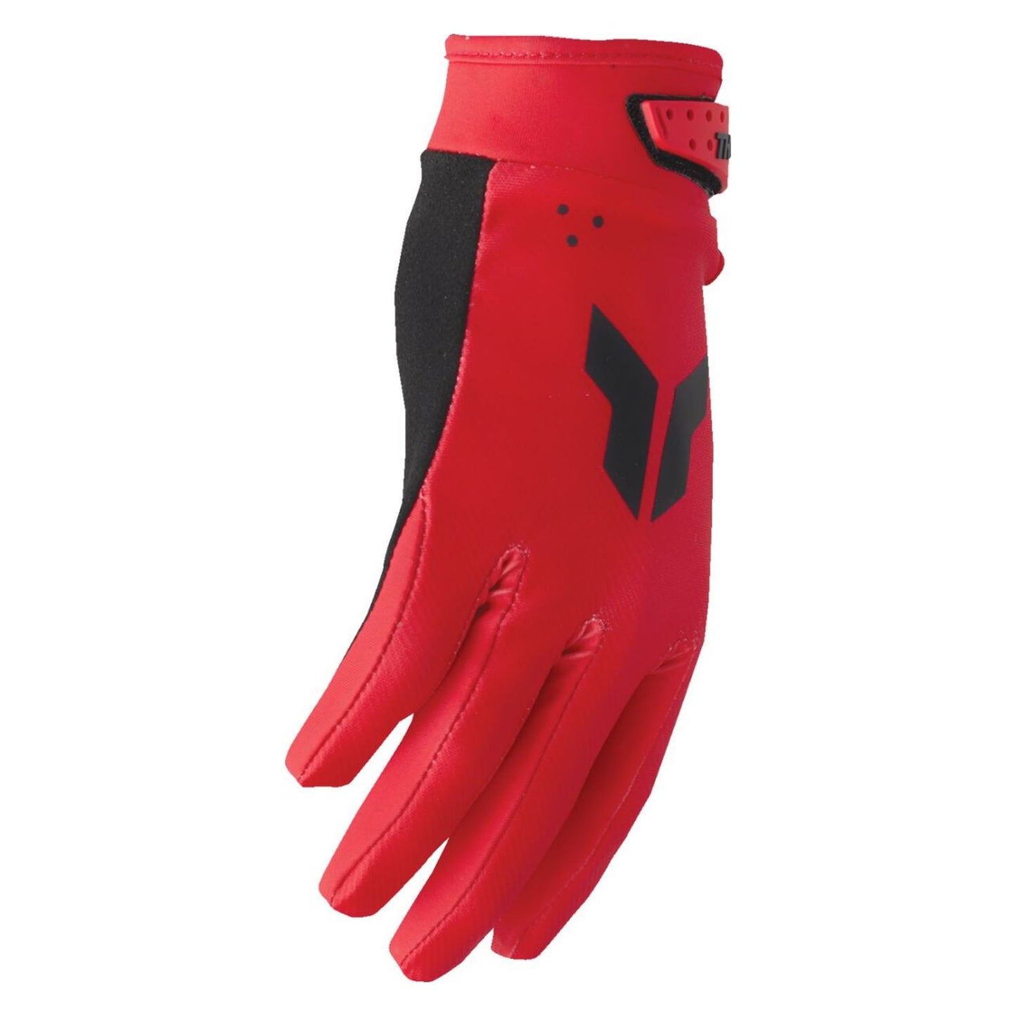 Thor 2026 Youth Launchmode Split Red MX Gloves