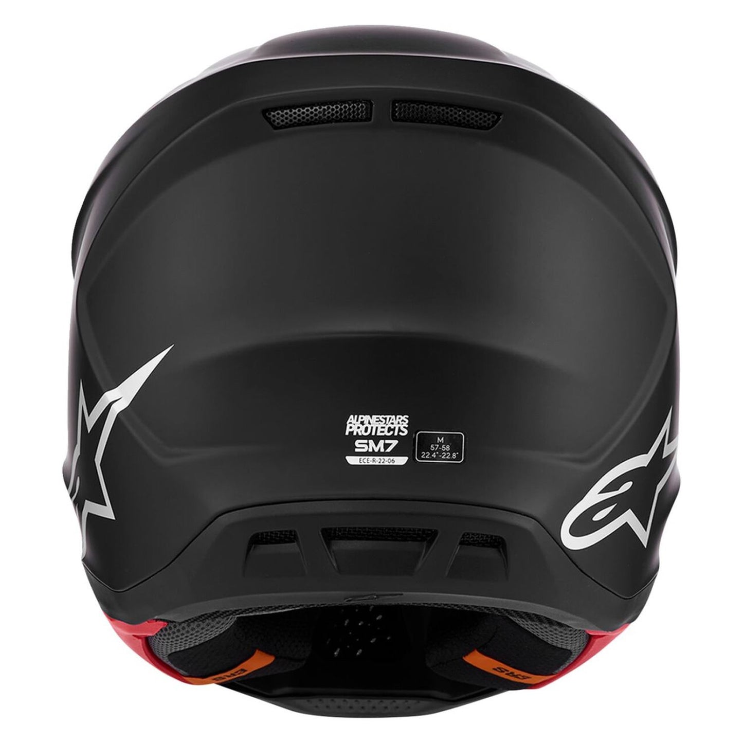 Alpinestars 2027 S-M7 Solid MX Helmet Black Matt