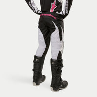Alpinestars 2024 Stella Fluid Womens Motocross Combo Kit Pants & Jersey Black White Pink CLEARANCE