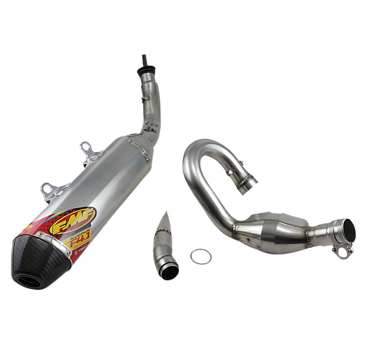 FMF Exhaust System Factory 4.1 RCT Megabomb Carbon For Gas Gas MC 450 F 2021-2023