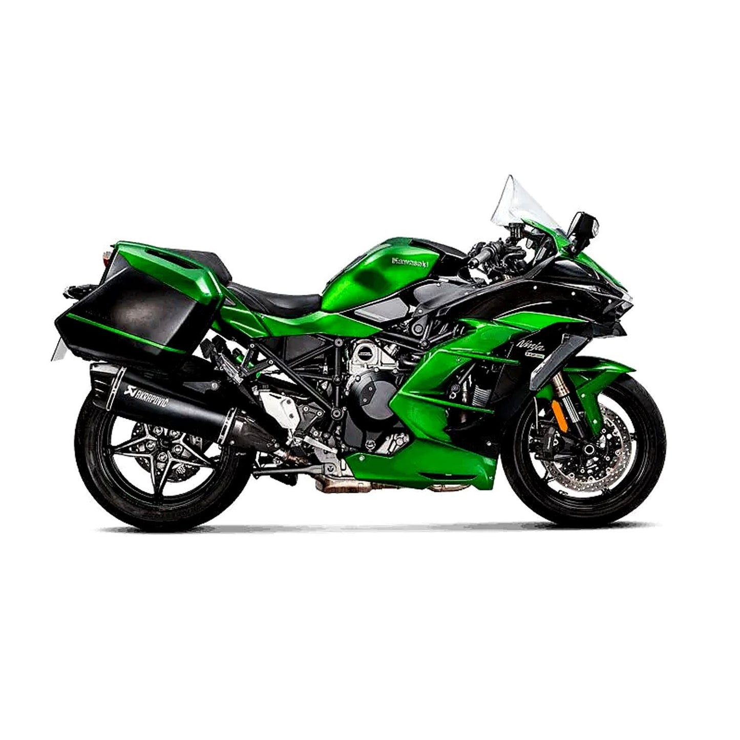 Akrapovic Titanium Black Line Slip On Silencer For Kawasaki H2 1000 SX ABS SE Ninja 2018