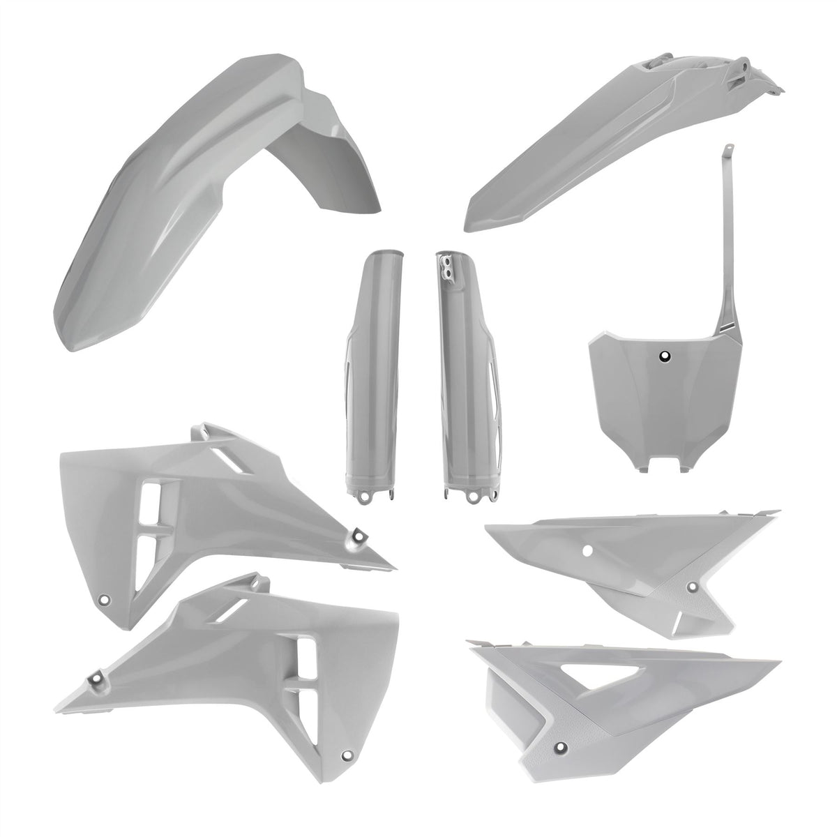 Acerbis Full Plastic Kit Grey For HONDA CRF 450 R-WE 2025-2026
