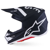 Alpinestars 2026 SM7 Dasher Motocross Helmet Black White Matt