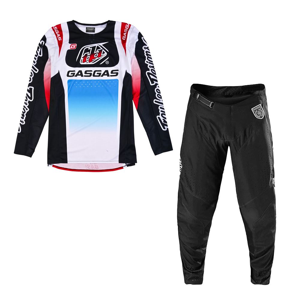 Troy Lee Designs 2025 Motocross SE PRO Gas Gas Fumes Combo Kit Black