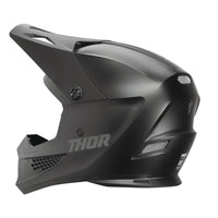 Thor 2025 Motocross Helmet Sector 2 Blackout Solid Black