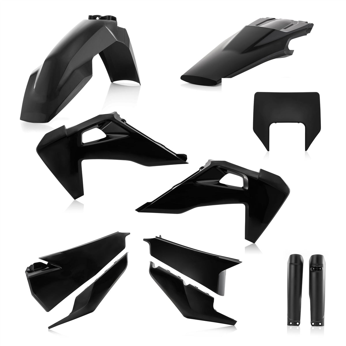 Acerbis Radiator Rad Scoops Verde 4 Green For Husqvarna TC 250 2017-2018