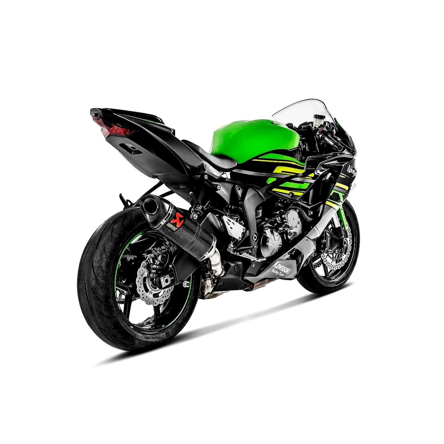 Akrapovic Carbon Fiber Line Slip On Silencer For Kawasaki ZX-6 R 600 Ninja 2009-2016